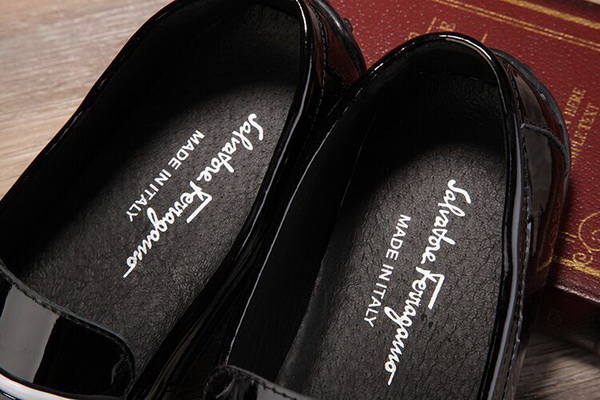 Salvatore Ferragamo Business Casual Men Shoes--046